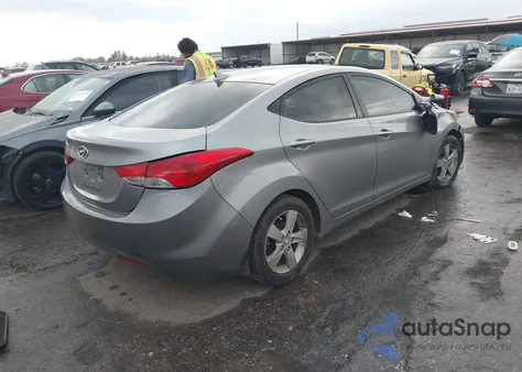 2013 Hyundai Elantra Gls из США, поврежденный, VIN KMHDH4AE4DU905086